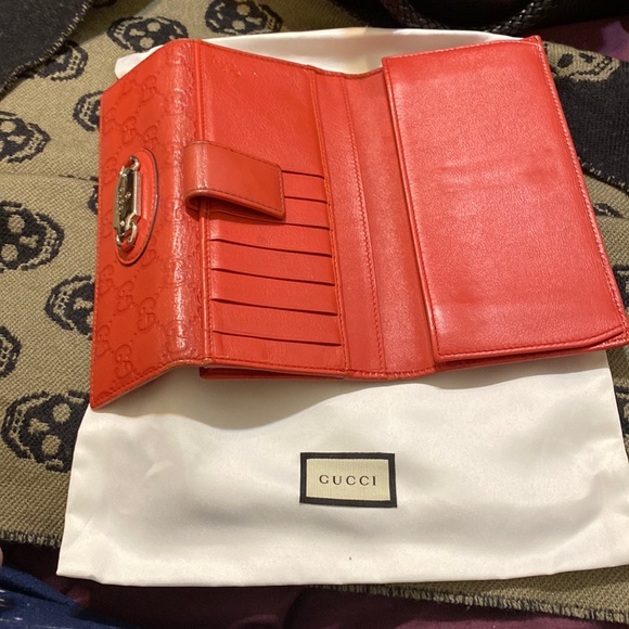 GUCCI Marmot Emblem Authentic Preloved Leather Wallet 231341-2091 - Picture 5 of 13